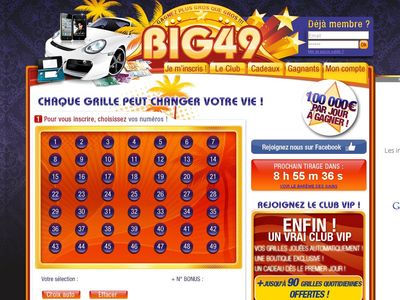 Big49 : une loterie gratuite qui peut rapporter 100 000 € !